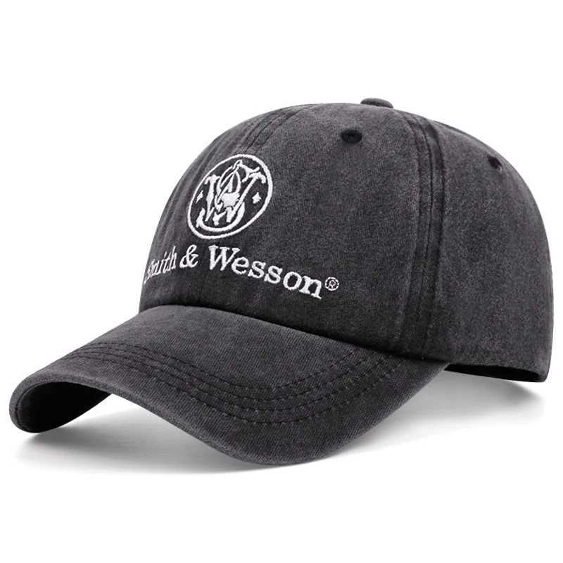 Autumn Mens Hats Cotton Retro Baseball Caps For Men Golf Cap Letter Embroidery Trucker Hats For Women Washed Snapback HombreX241018