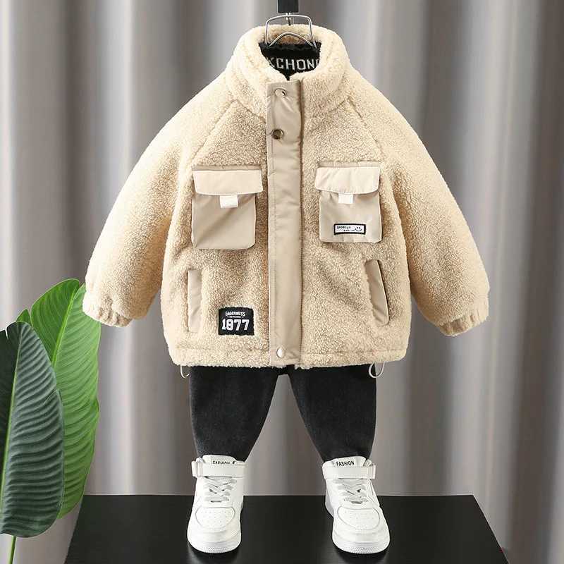 Boys outerwear jacket windproof jacket soft winter autumn cotton high-quality Christmas gift childrens clothing M241018