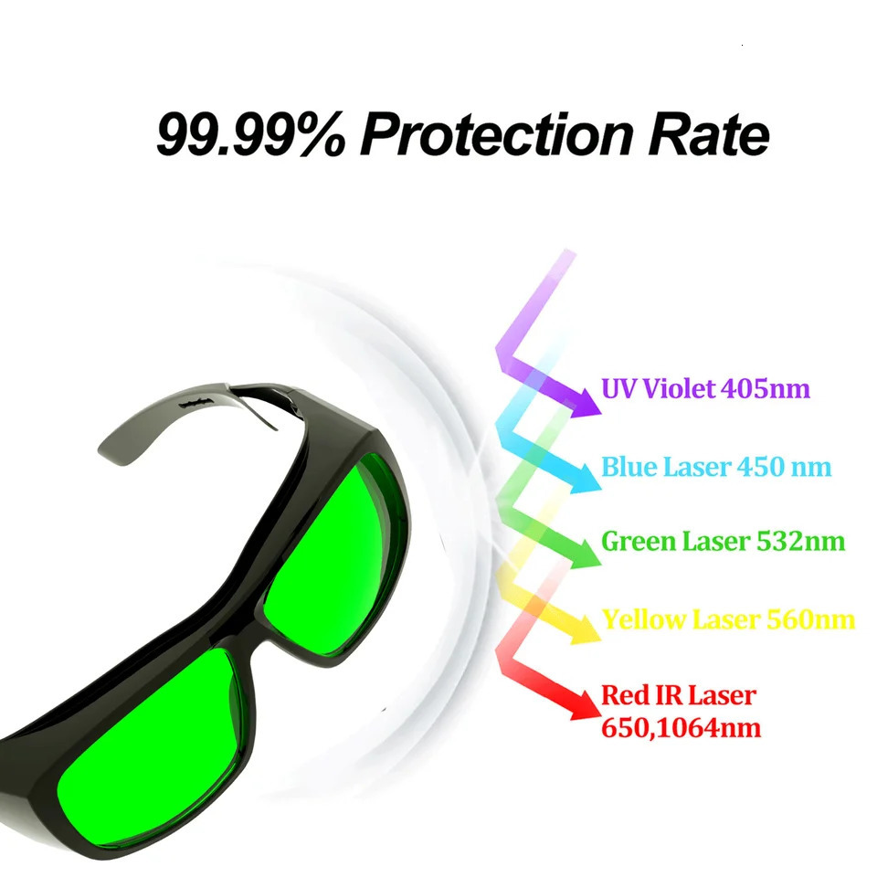 Goggles Laser Protective Welding Glasses Industrial Safety IPI IR IPL FPV ND YAG Infrared X-Ray Radiation OD6 1064 532 755 808nm 241007