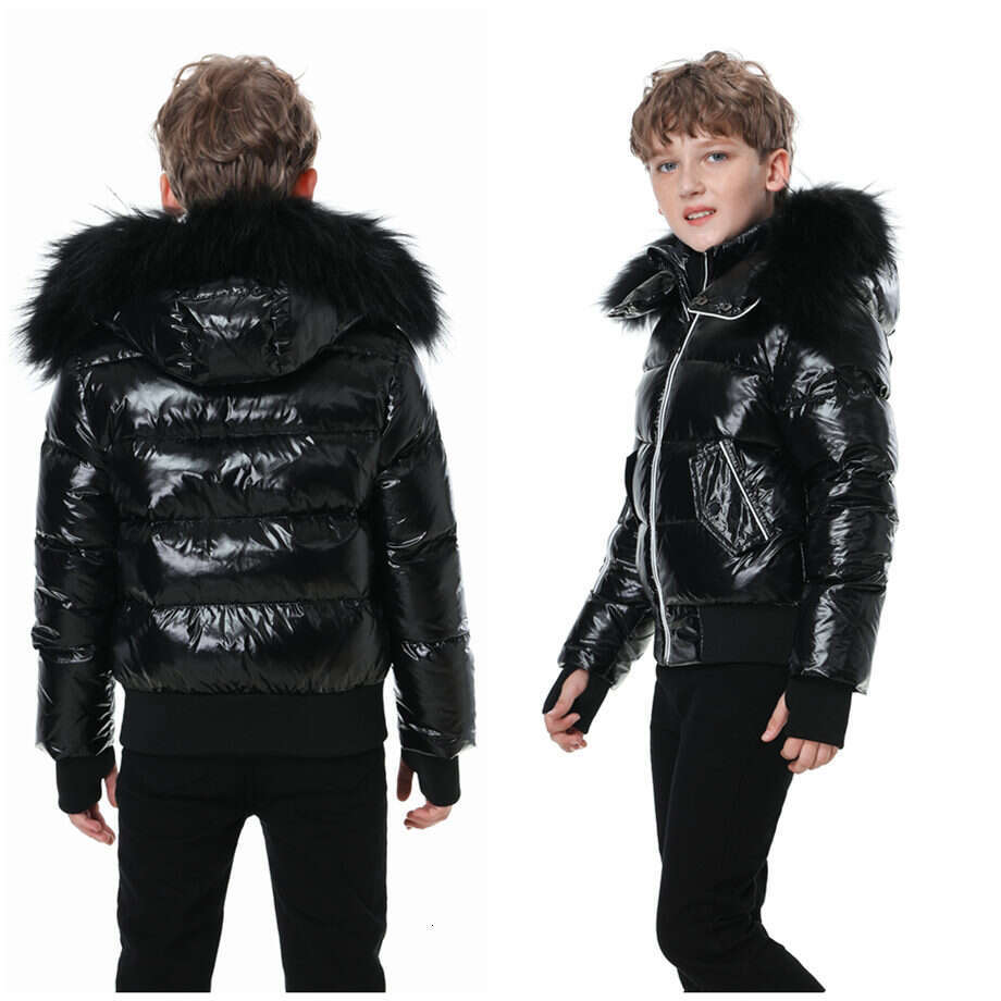 AP Winter Children Coat For Boys Girls Fashion Piping Kids Jackets Waterproof Shelg Fabric + Filg White Duck Down