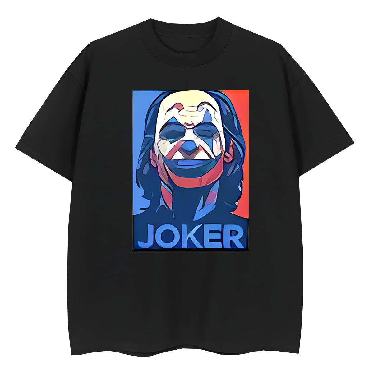 New Arrival Women T Shirts 230g Cotton O Neck Short Sleeves Home Outdoor clown Tshirt for Man Woman High quality Plus Size Custom Tee Shirt
