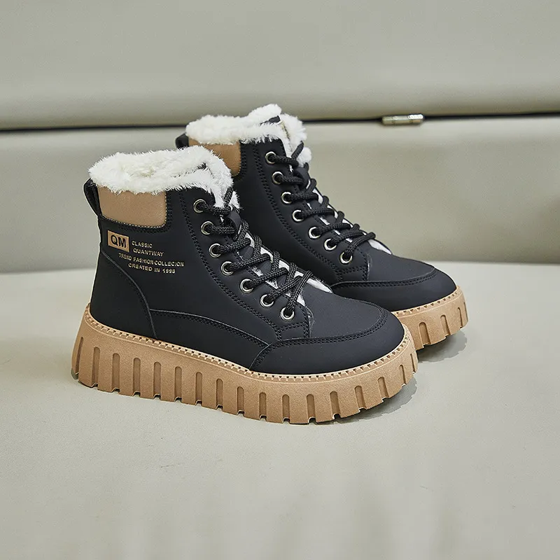 2024 Free Shipping New Designer Men Womens Snow Kids Winter Shoes Warm Fur Furry Boots Sneakers