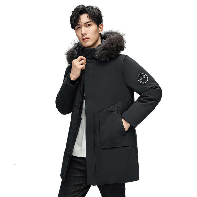 Hooded Cotton Large Fashion Thickened Loose Men's Parkas Coat New Long Casual Thick Warm Jacket