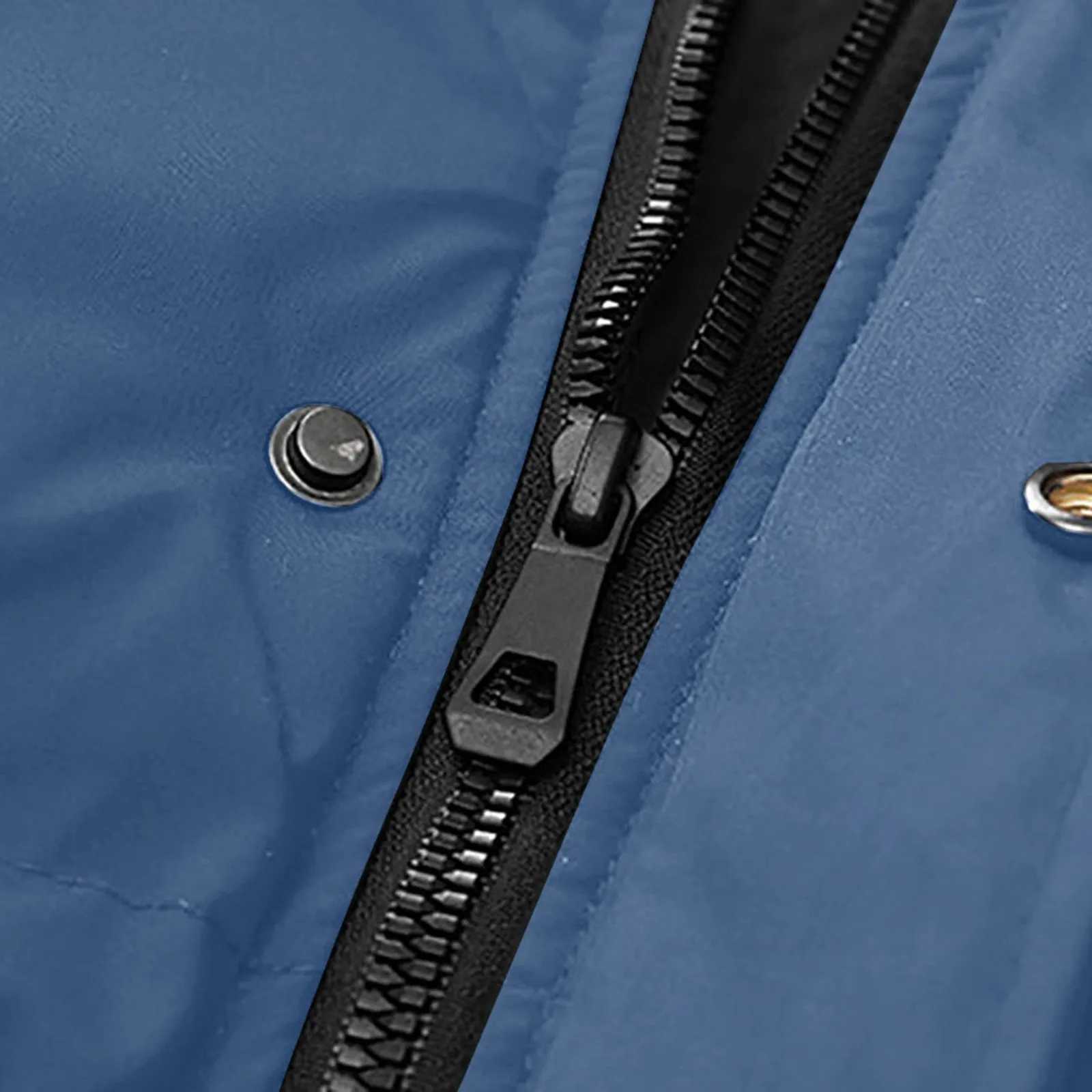 Men Cotton Jacket Casual Winter Cotton-Padded Jacket Keep Warm Windbreaker Thickened Sports Hooded Coat Windproof Padded Coats LX241018