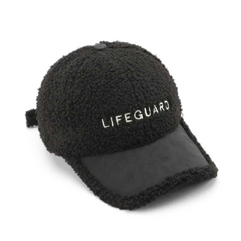 Baseball Cap Man Woman Letter Faux Fur Hats Thick Warm Snapback Winter Autumn Caps Casual Lambswool Trucker Hat Retro Bone HatsX241018