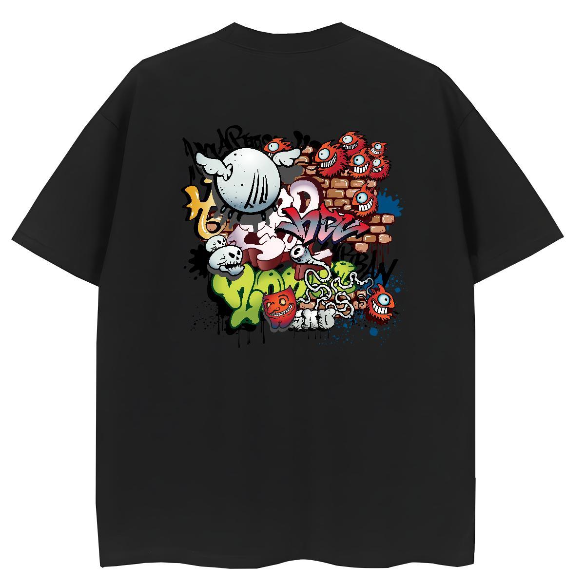 Custom T-Shirts for Women 100% Cotton 230g O-Neck Short Sleeve Casual Beach skull Tshirt for Man Woman Designer Skull Clothes