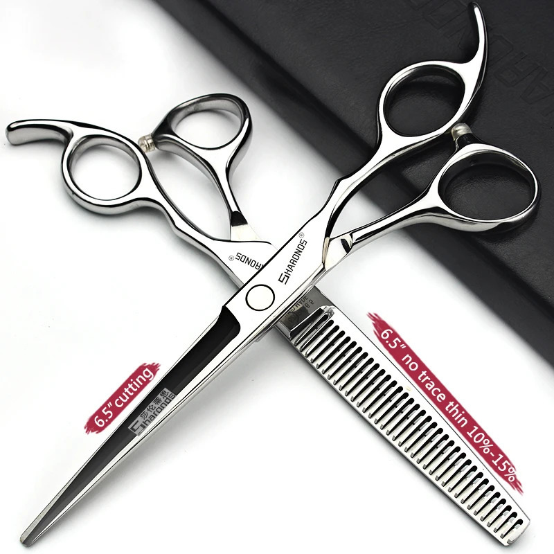 ASHADOW 6/6.5/7/7.5 inch Scissors Japan Professional hairdressing Scissors Barber Sharp Hair Cutting Shears thinning clippers 241018