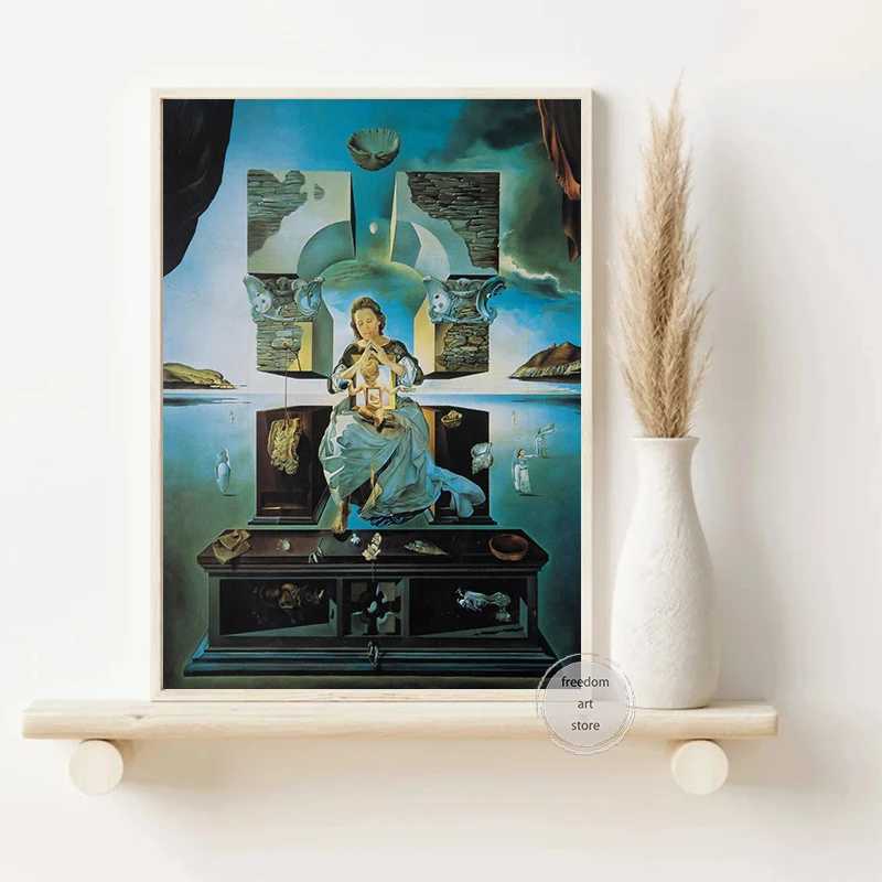 Surrealism Salvador Dali Artworks Swans Flower Surreality Art Poster Canvas Painting Wall Art Prints Picture for Room Home DecorXJ241016