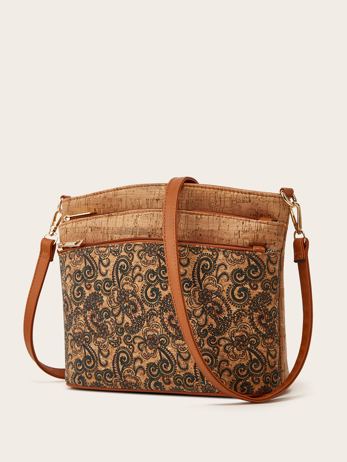 New casual and fashionable women's ethnic style single shoulder crossbody personalized leisure tree leather bag #36 ddmymoon