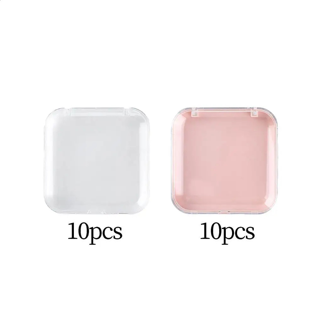 10Pcs Press on Nail Storage Boxes Nail Storage Box False Nail Packaging Box 241017