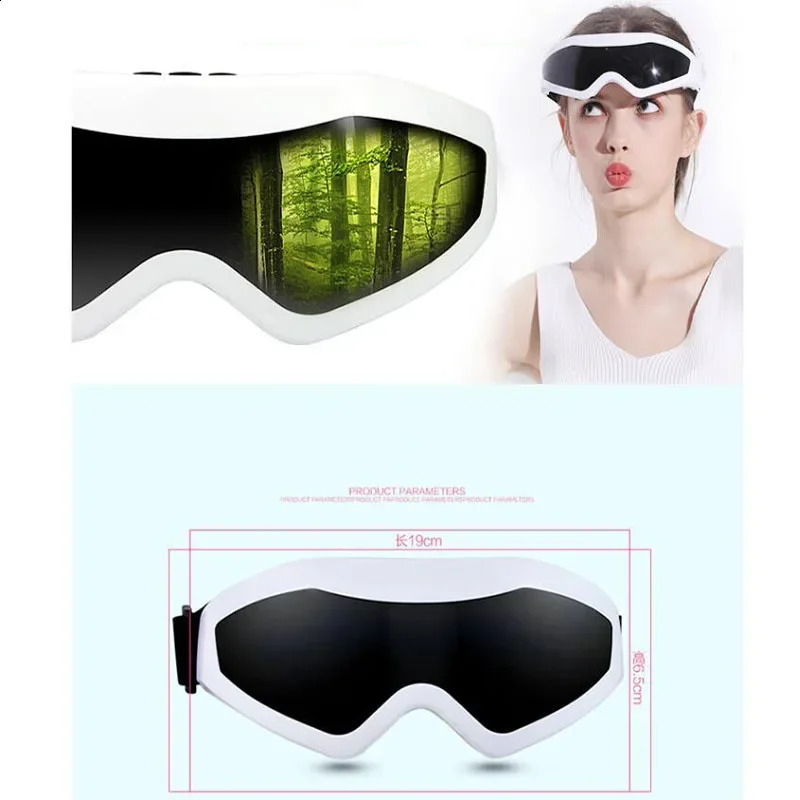 Eye Massager Eyes Fatigue Relief Smart Airbag Vibration Compress Massage Bluetooth Music Relax Sleep Improve Dark Circles 241008