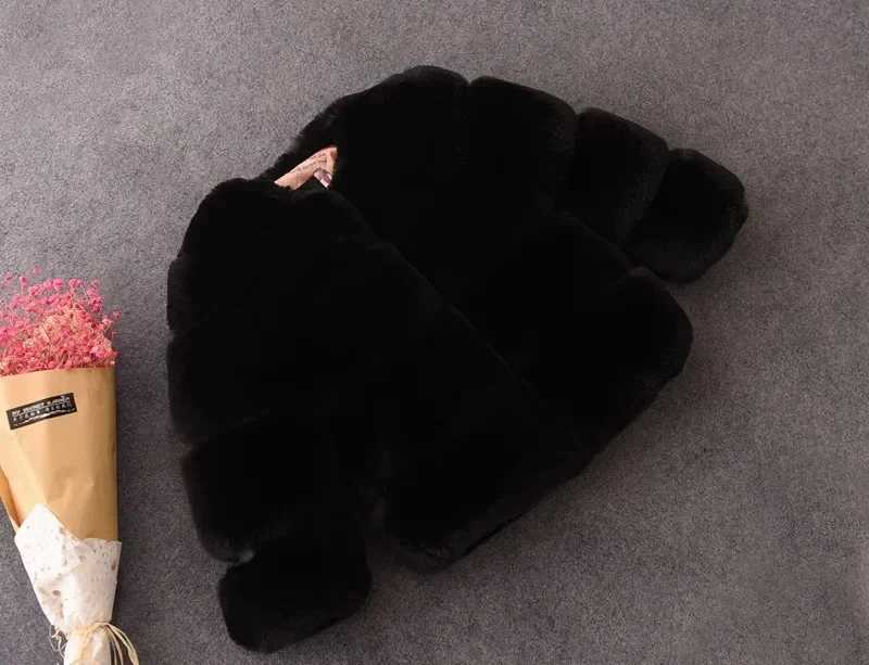 New Childrens Clothing Baby Girls Winter Clothing Jacket Fur Thick Warm Cotton Solid Color Hidden Button Fashion Cute M241018