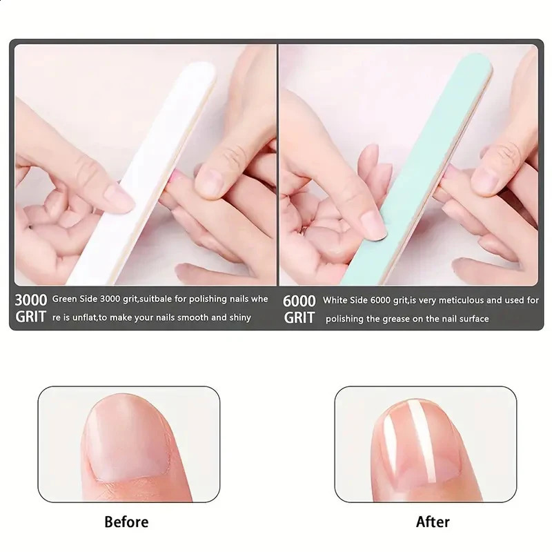 12 Pcs Nail Files Set Cuticle Clippers Polishing Buffer File Cleaning Brush Dead Skin Scissors Manicure Care Kits 241017