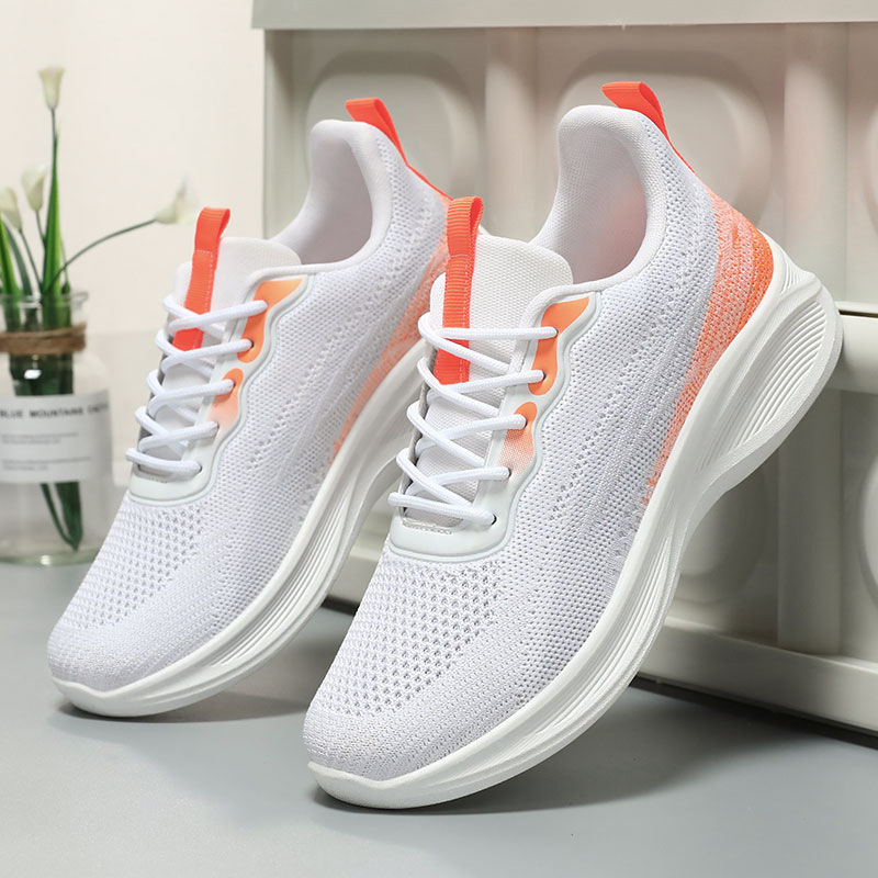 Women's 2024 autumn new outdoor soft sole breathable fashion casual shoes trend shock absorption sports running women's shoes