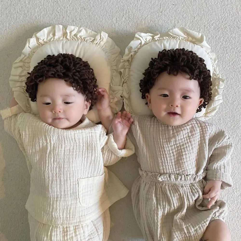 Baby Accessories Kid Headwear Beanies Photography Props Sweet Toddler Wig Hat Mad Scientist Hat Dreadlocks Hat Afro-hair Hat LX241018