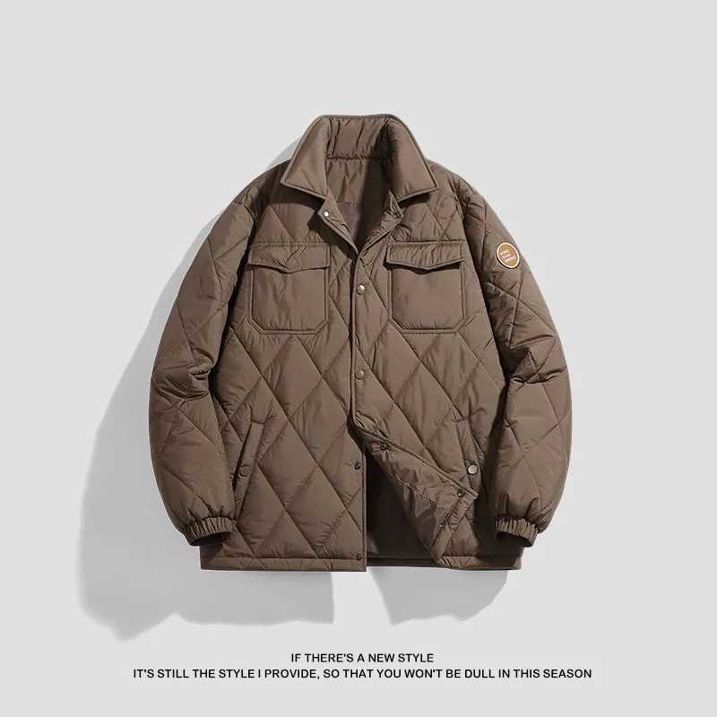 New Trend Cotton Jacket Autumn/winter Korean Version Thickened Cotton Jacket Short Cotton Jacket Mens Collar LX241018
