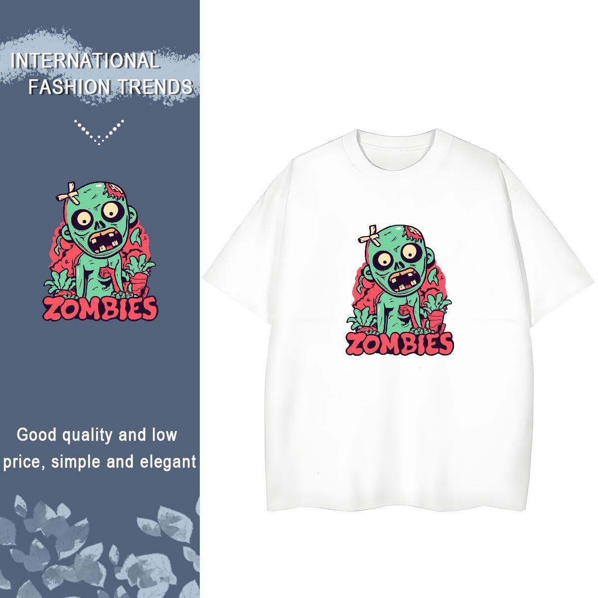 Soft T-Shirts for Men 230g 100% Cotton skull Sports Casual Oversized 4XL Breathable Tshirt for Man Woman Fashion Tops