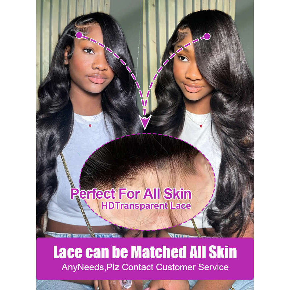 13x6 Hd Frontal Body 250 Density Human Hair 40 46 50 Inch Loose Water Wave Lace Front Wig Preplucked For Women