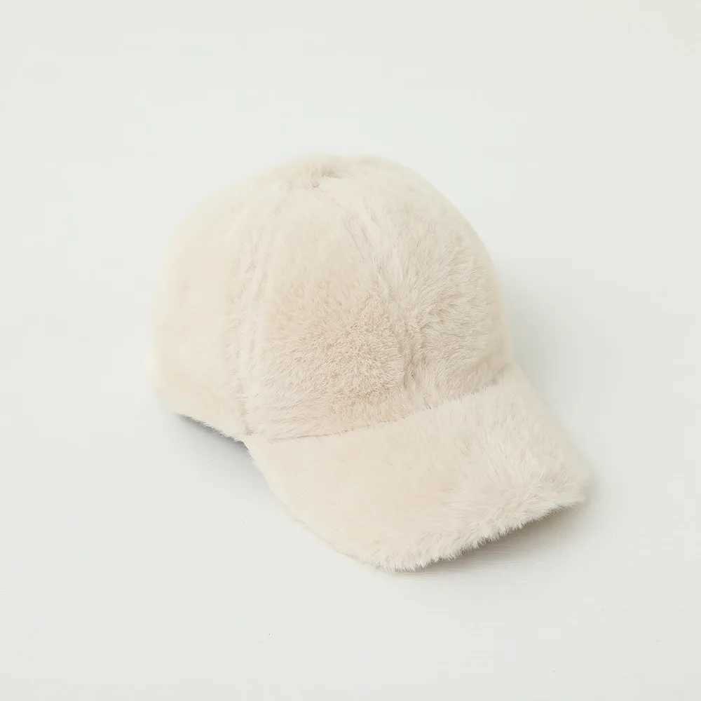 Autumn Winter Girl Kid Plus Velvet Warm Leopard Peaked Cap Boy Baby Fashion Fleece Windproof Baseball Hat Children Solid Caps LX241018