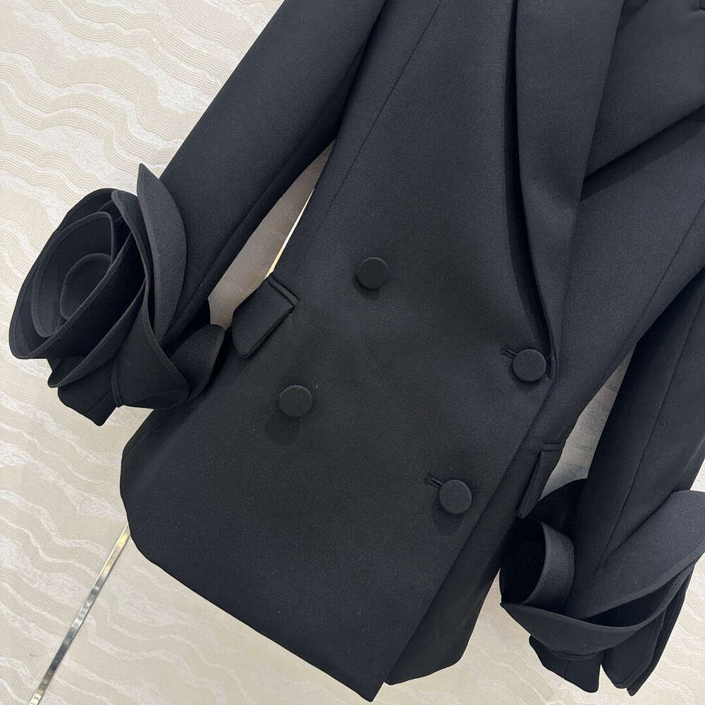 2024 Autumn Wool New Arrival Ral Fashion Casual Designer Blazer Jacket For Women