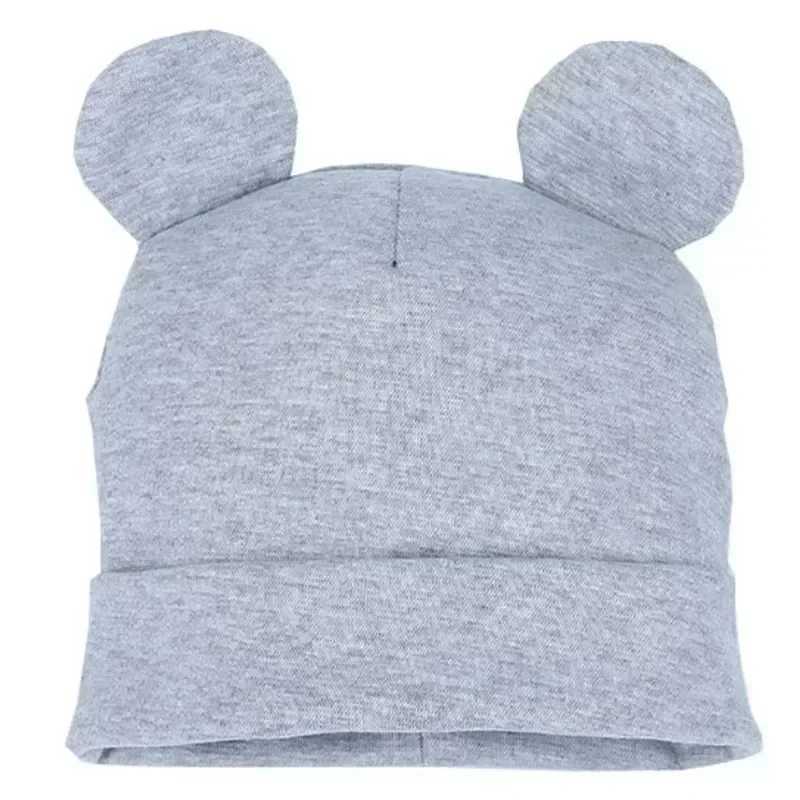 Baby Hat for Boys and Girls Spring Autumn Cute Ears Toddler Hat Infant Cap for Kids Love Papa Mama Print Baby Beanies LX241018