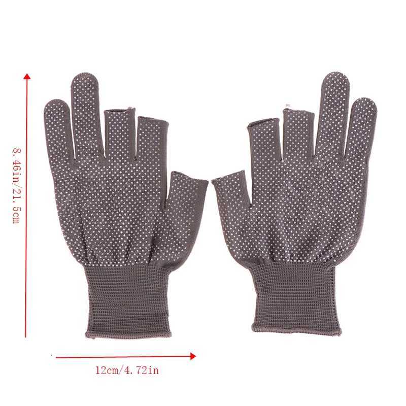 1 pair of finger gloves womens and mens knitted wrist cotton gloves sports gloves bicycle fishing labor protection glovesW241018