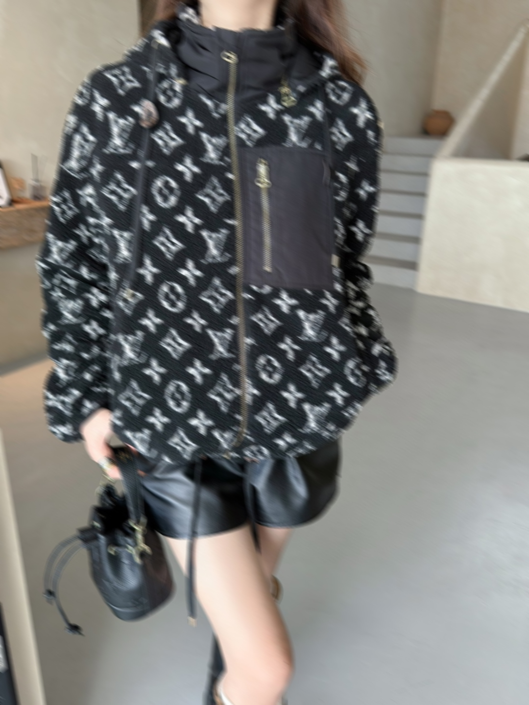 Chic Designer Pairing of Warm Luxe Plush Knit Cardigan Outfits with Convenient Zip Closures for Cool Season Styling
