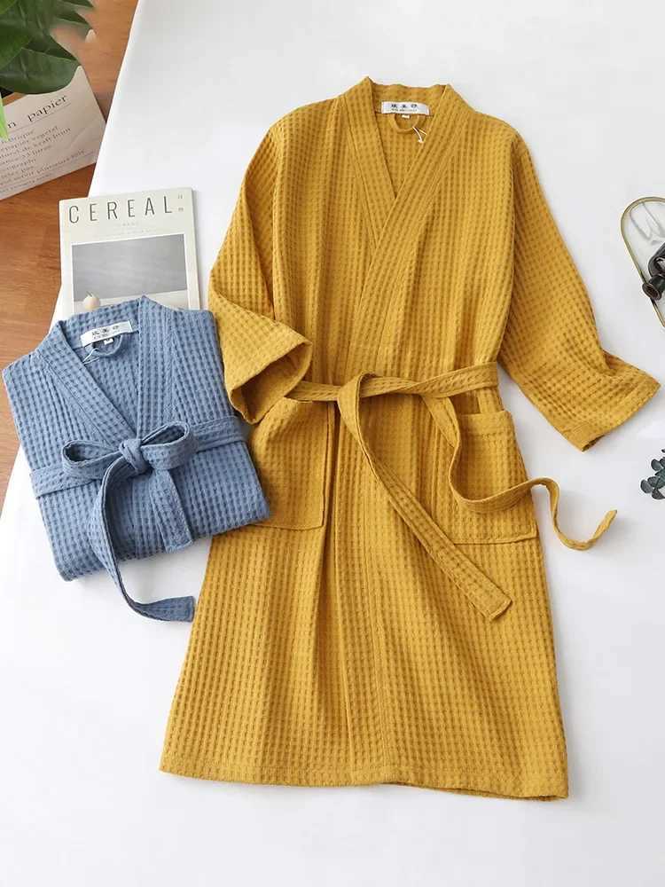 Bathrobe Men 100% Cotton Towel Terry Kimono Bath Robe Thick Warm Winter Dressing Gown Women Hotel Sleepwear Bridesmaid RobesXJ241018