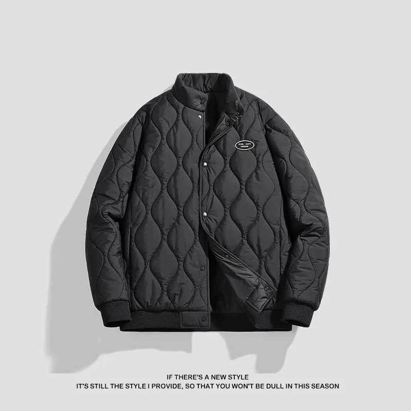 Brands Trendy Cotton Jacket Autumn And Winter Korean Version Thickened Cotton Jacket Short Cotton Jacket Mens Collar LX241018