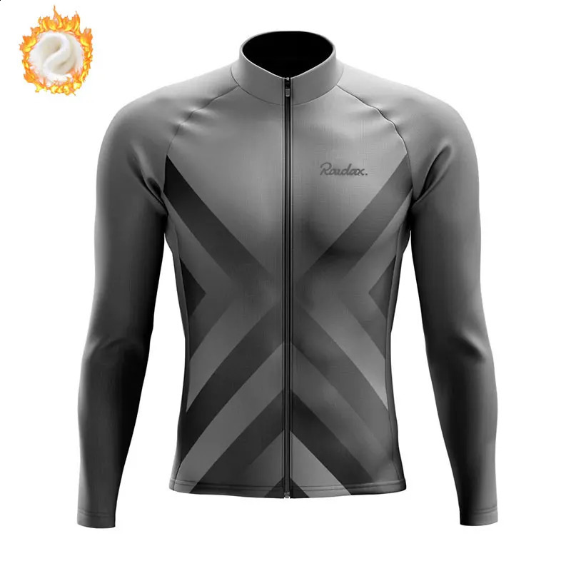Winter Bicycle Jacket Mens Winter Wool Bicycle Top Outdoor Mountain Bike Long Sleeve Bicycle Shirt 241018