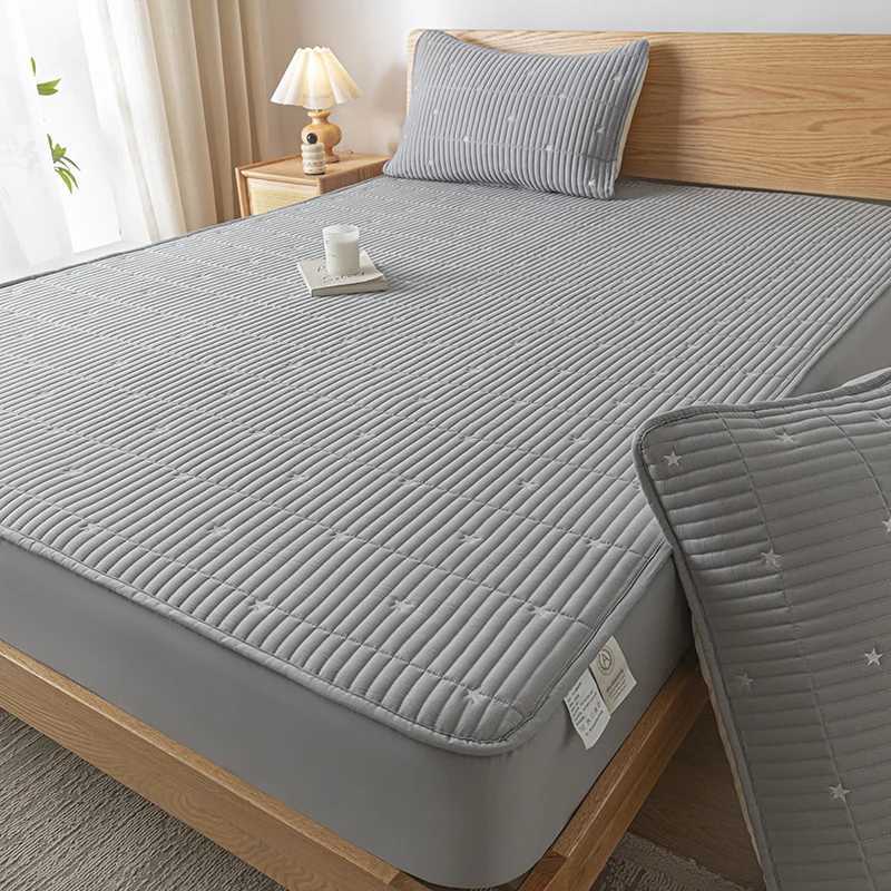Bed Sheet Safe waterproof mattress cover protector breathable and comfortable embossed bed cover washable bed sheets M241018