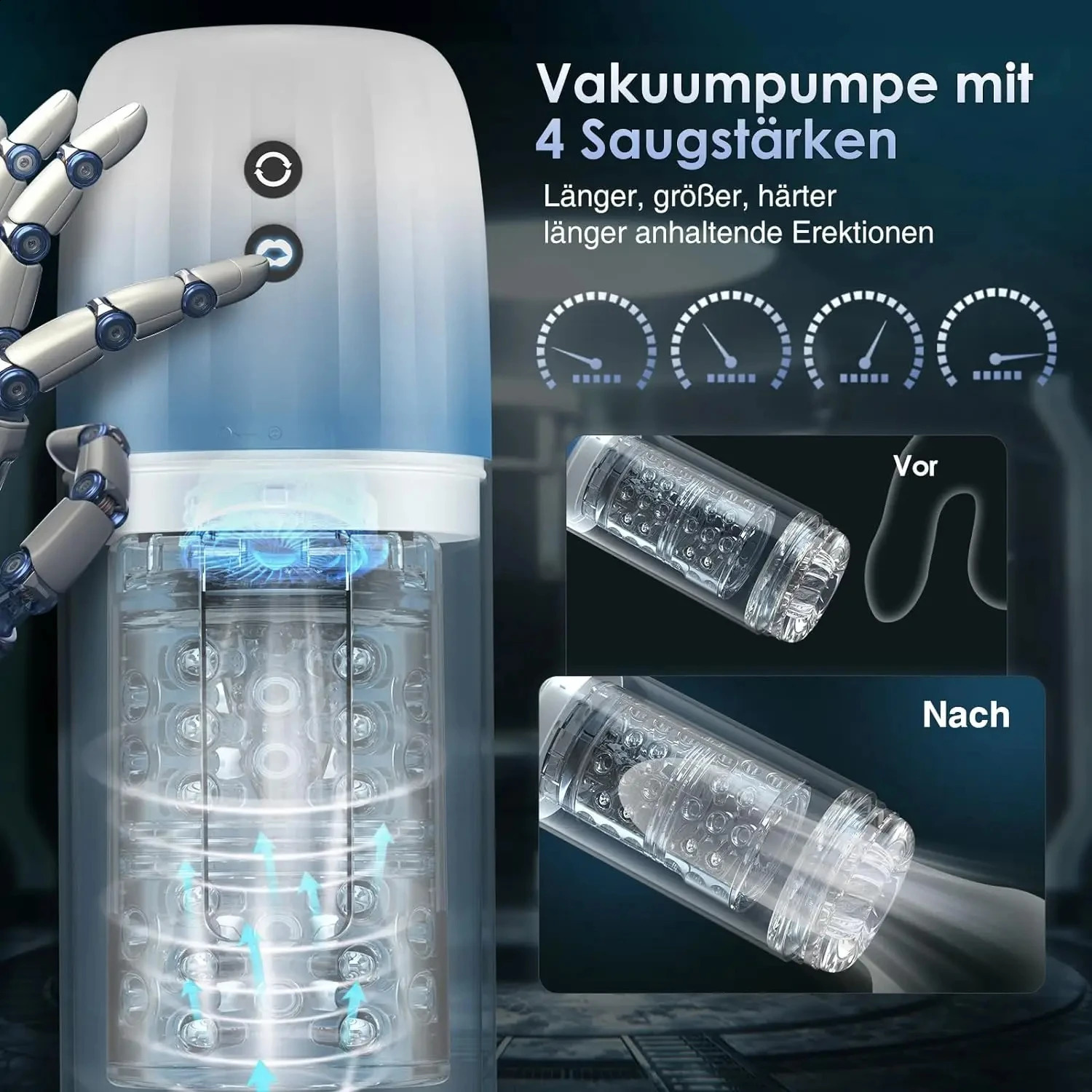6 IN1 Automatic Male Masturbator Cup IPX7 Penis Pump Sex Machine Stroker with 7 Sucking Rotating Licking LCD Sex Toys For Men 241010