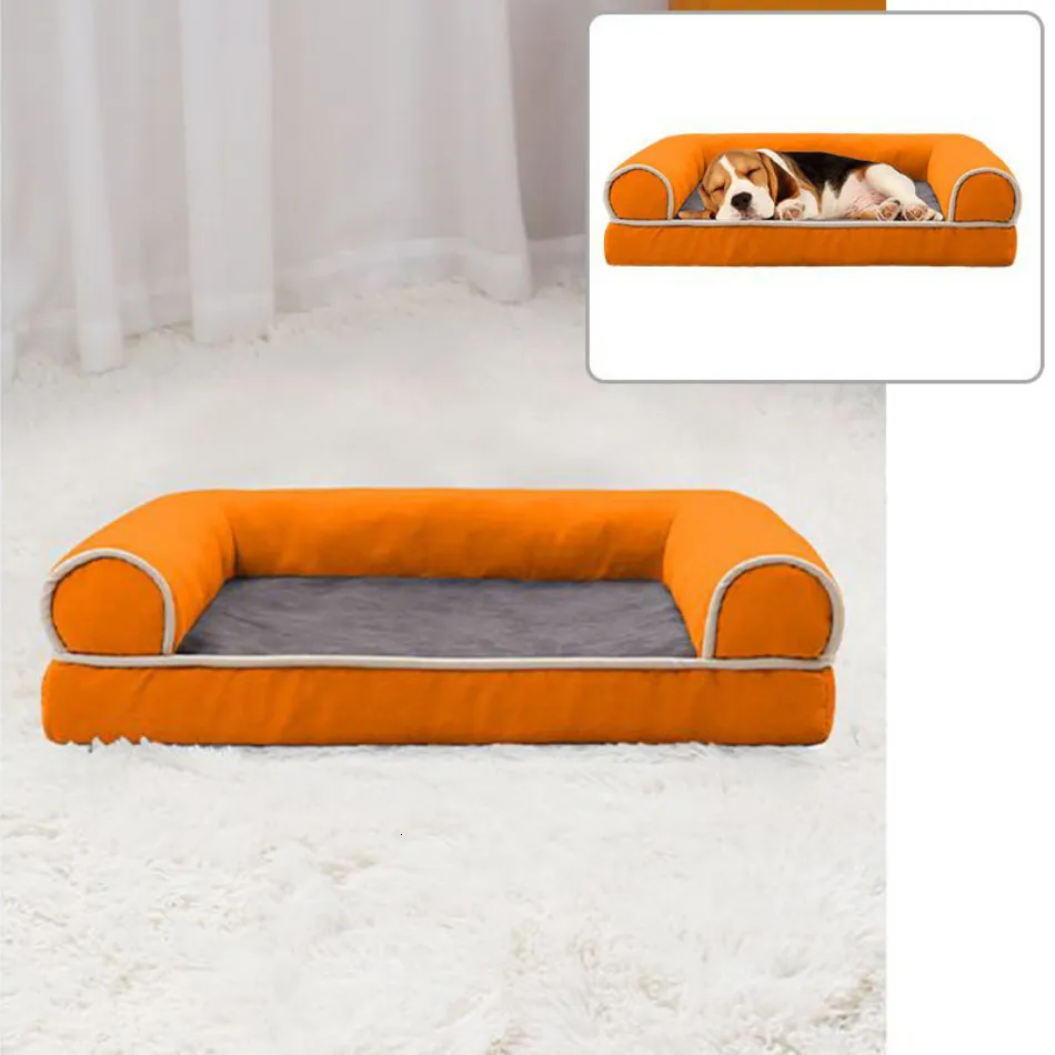 New Dog Beds Furniture Kennels Pens Square Washable Pet Bed For Dog Bed Cats Sofa Beds For A Small Dog Puppy Sofa For Dog Sofa Warm Blanket Winter