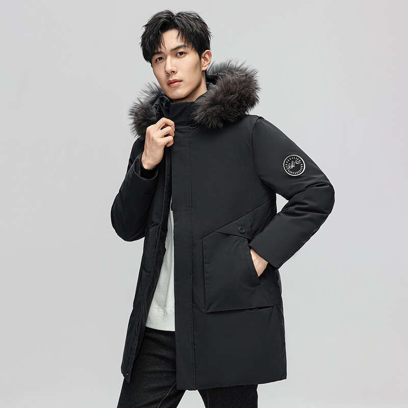 Hooded Cotton Large Fashion Thickened Loose Men's Parkas Coat New Long Casual Thick Warm Jacket