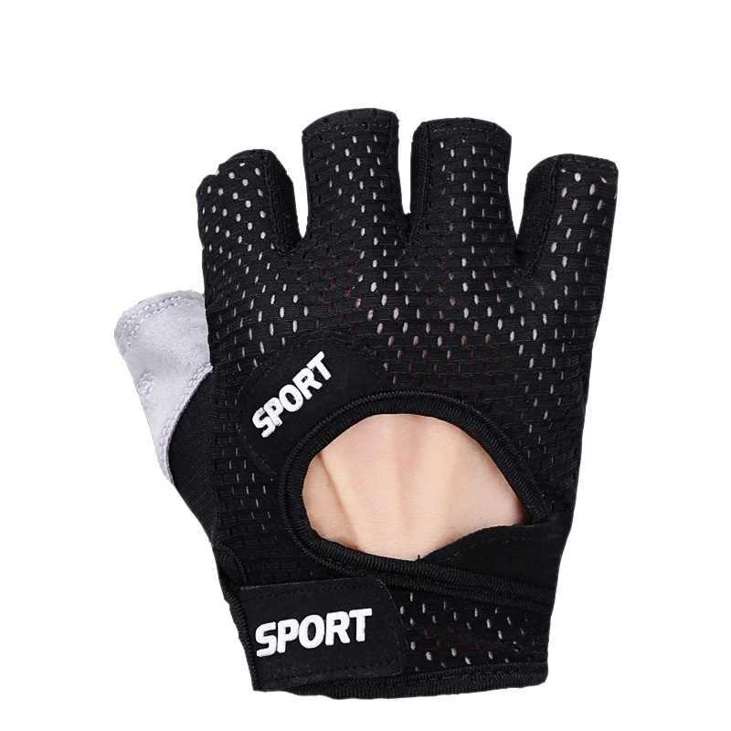 Outdoor Sports Fitness Bicycle Gloves Weightlifting Yoga Bell Non slip Breathable Half Finger GlovesW241018