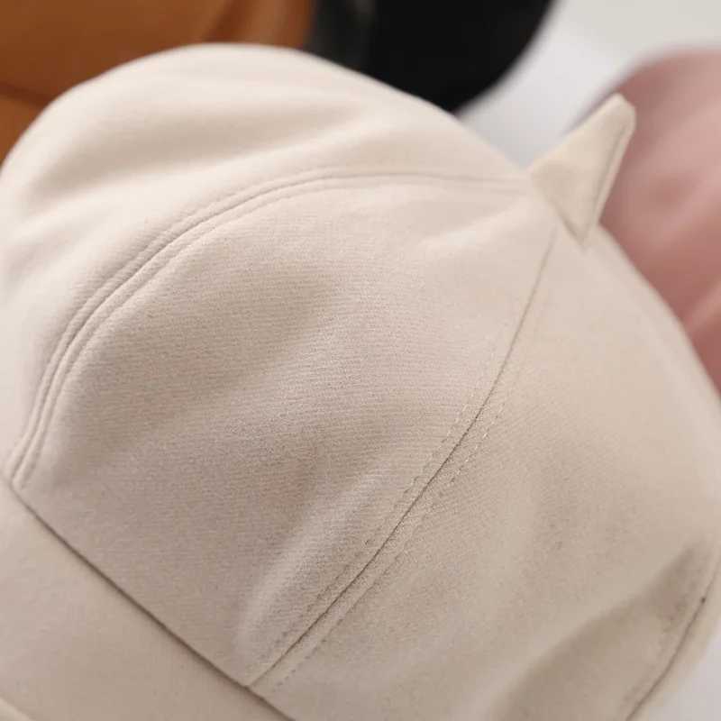 Wool Kids Beret Hat for Girls Boys Adjustable Child Cap Autumn Winter Children Newsboy Hat Baby Accessories 2-8Y LX241018