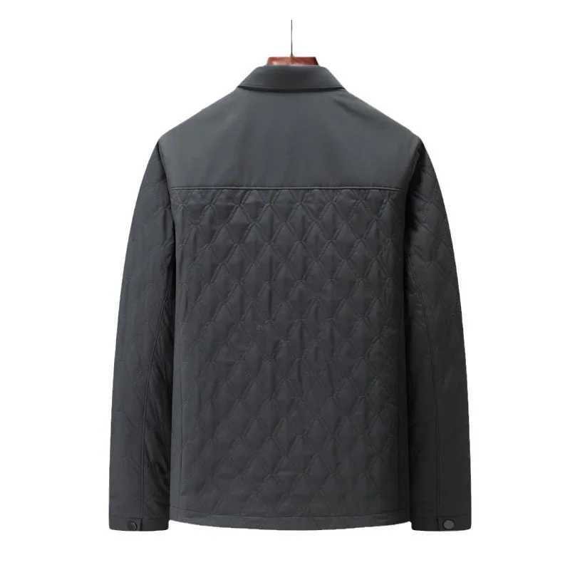 New Arrival Fashion Winter New Mens Short White Duck Down Business Casual Jacket Warm Lapel Slim Size M L XL 2XL 3XL 4XL LX241018