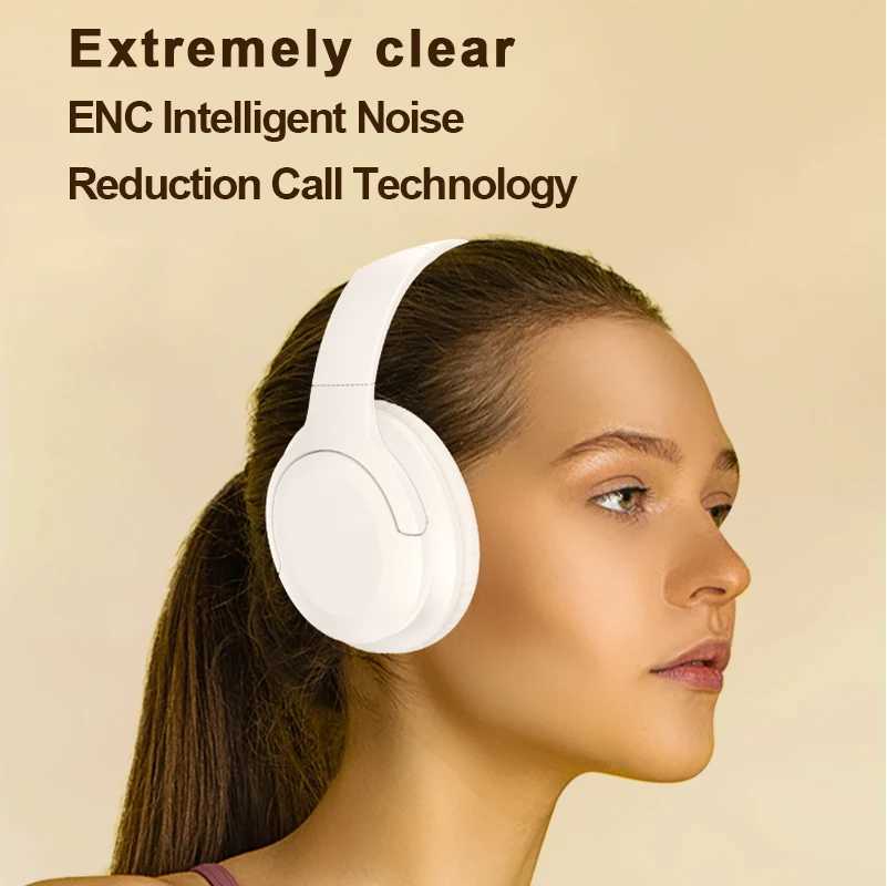 Headphones PARAMITA ANC Noise Canceling Headphones A1 Wireless Bluetooth Headphones BT5.3 400mAh Over-Ear Foldable for Sports Work Games Z241018