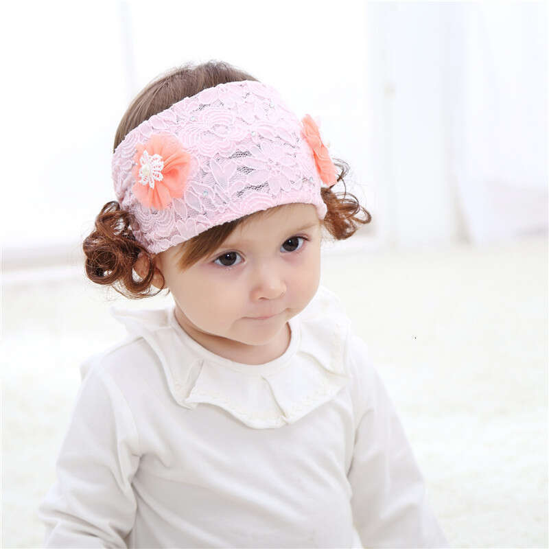 Lace Wig, Widened Baby Headband, Hot Diamond Hair Accessory, Cute Children's Headband Accessory