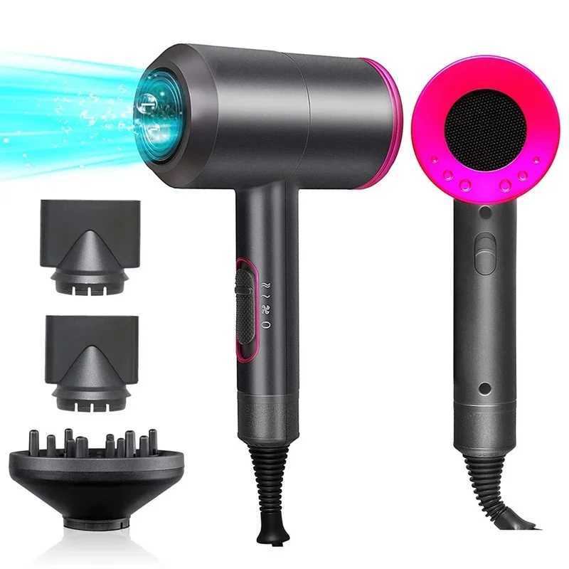 Professional salon hair dryer 2000W powerful 2-in-1 hot air negative ion hair dryer W241018