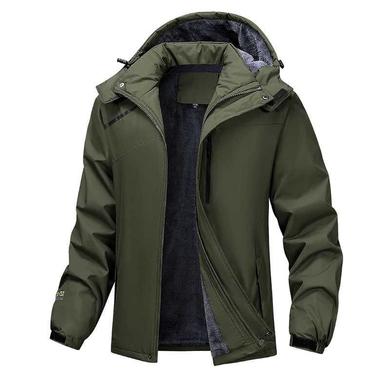 6XL 5XL Men Casual Thicken Warm Cotton Padded Jacket Mens Fashion Hooded Outdoor Windproof Coat Parkas Plus Size Waterproof LX241018