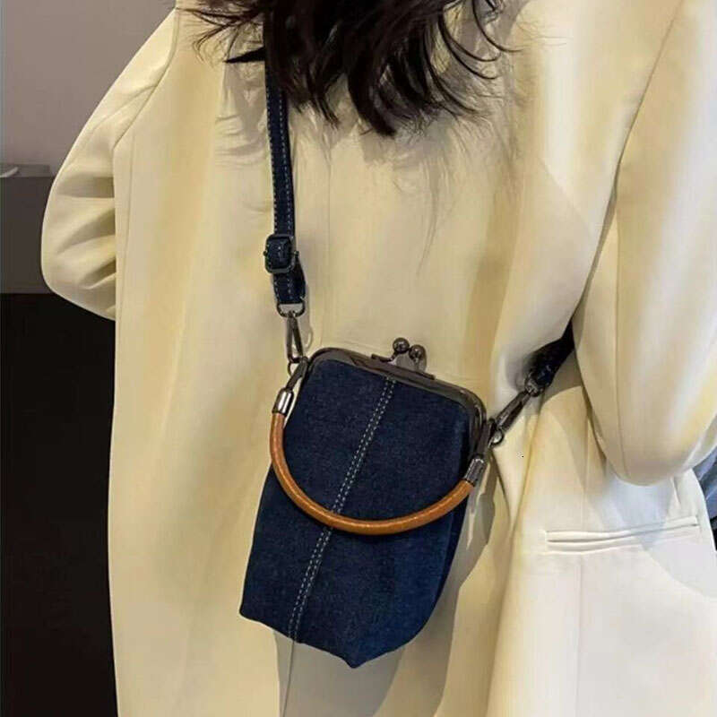 Phone Mobile Fashion Denim Crossbody Bags Sweet Commuter Female Tote Versatile Shoulder Portable Women Exquisite Mini Bag