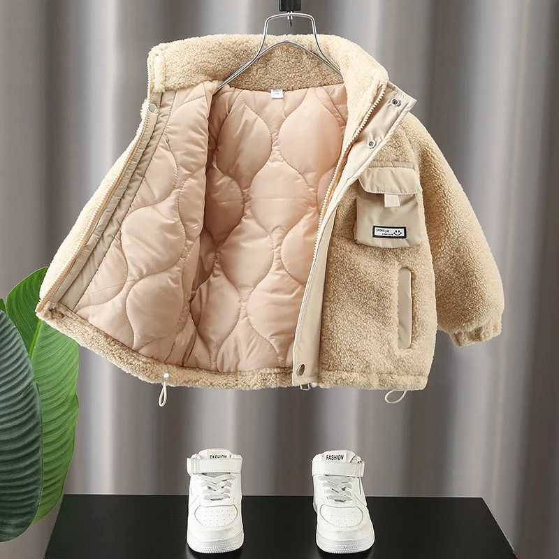 Boys outerwear jacket windproof jacket soft winter autumn cotton high-quality Christmas gift childrens clothing M241018