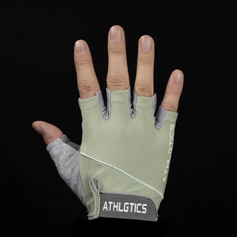 Sports bicycle handguard outdoor half finger gloves mens and womens summer breathable fitness finger protection glovesW241018
