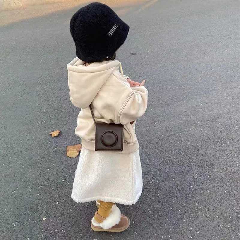 Baby Woolen Bucket Hats Autumn Winter Soft Thicken Warm Basin Caps For Boy Girl Kids Japanese Solid Color Ear Protection Bonnet LX241018
