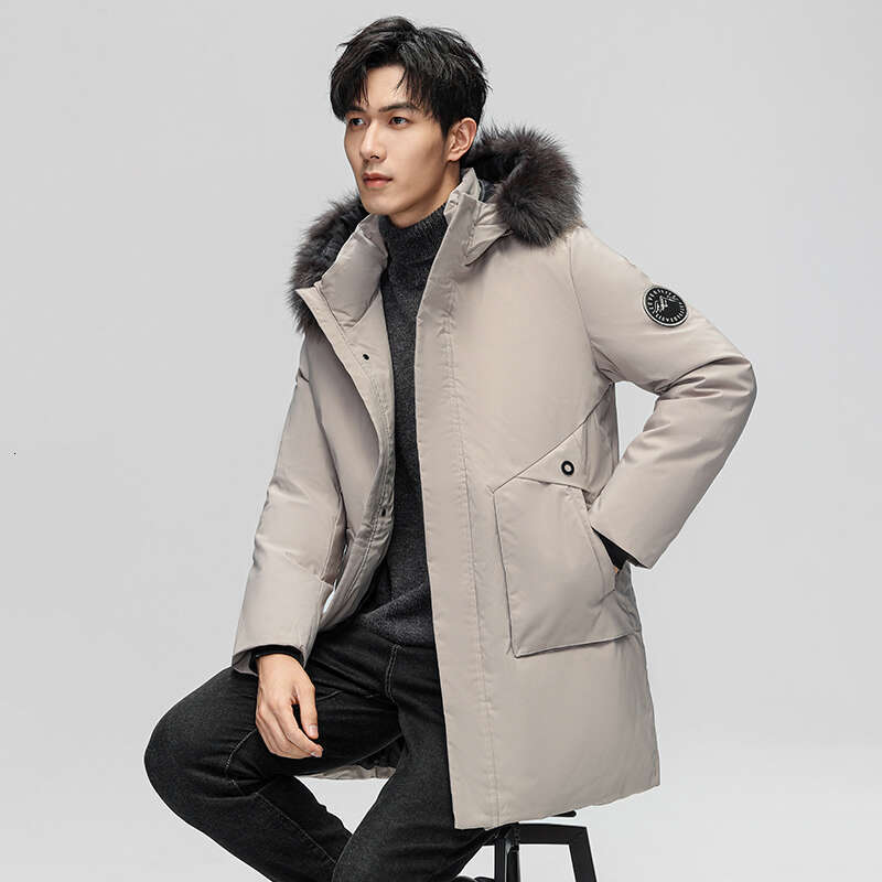 Hooded Cotton Large Fashion Thickened Loose Men's Parkas Coat New Long Casual Thick Warm Jacket