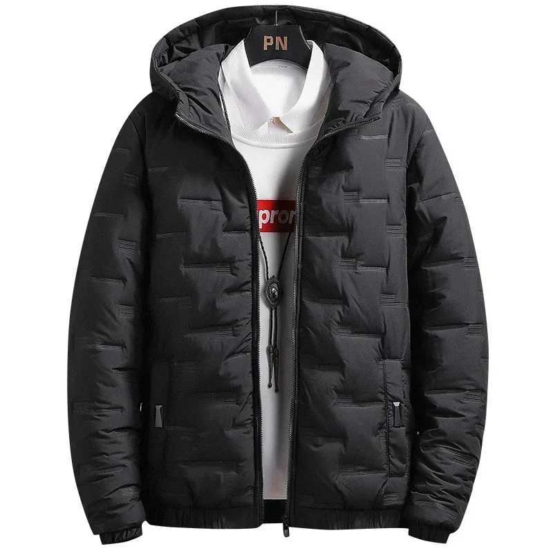 Winter Trendy Parkas Cotton-padded Coats Jacket Men Parkas Outdoor Hooded Coat Casual Windbreaker Thick Warm Coat Men Jacket LX241018