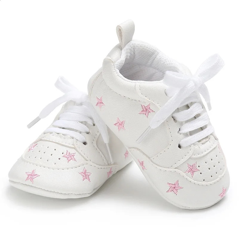 Casual Baby Shoes Infant Baby Girl Boy Crib Shoes Cute Soft Sole Prewalker Sneakers Walking Shoes Toddler First Walker 0-18Month 241017