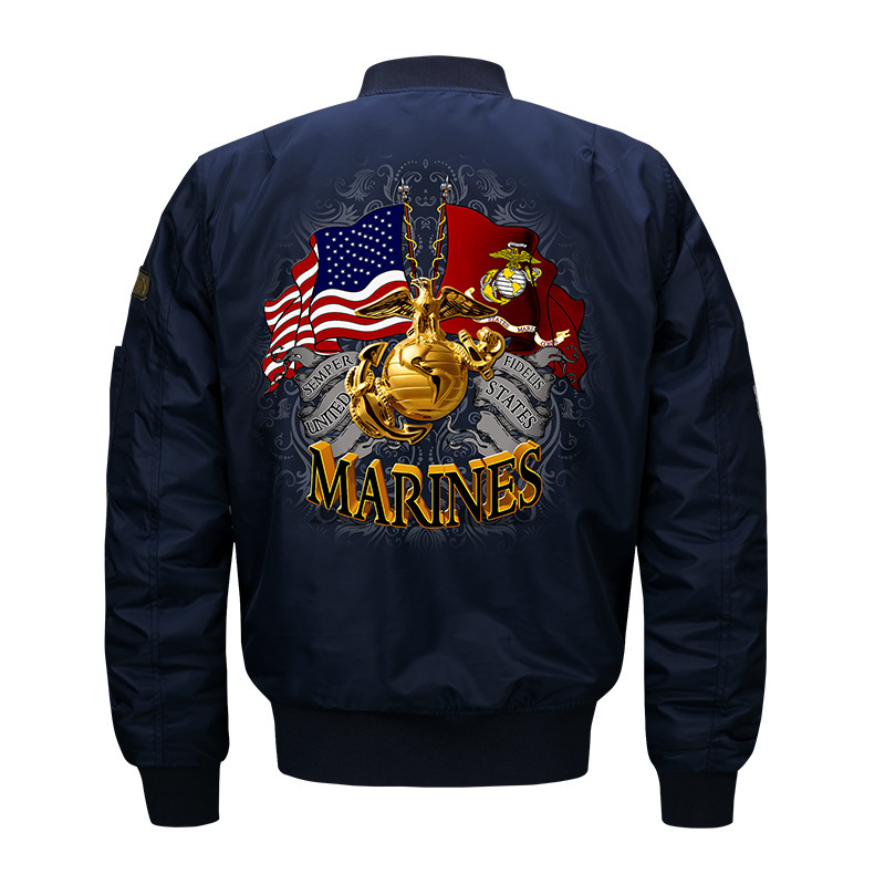 New Military Marines Men's Jacket Spring Man Outerwear Ma-1 Aviator Pilot Air Bomber Jackes Oversize S-7Xl 8Xl