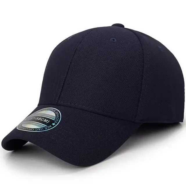 Summer Breathable Stretch Hats Fitted Solid Color Baseball cap Outdoor sports golf Caps for Women Men Hip HopX241018